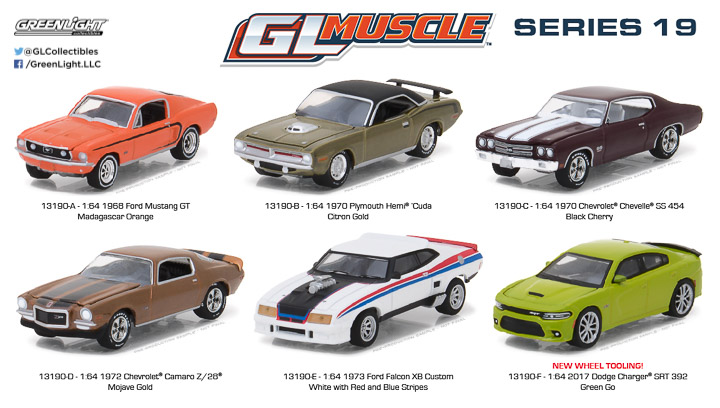 GREEN 1971 PLYMOUTH HEMI CUDA Diecast Model Car By Greenlight NEW 1:64 GREENLIGHT MUSCLE SERIES 18 COLLECTION